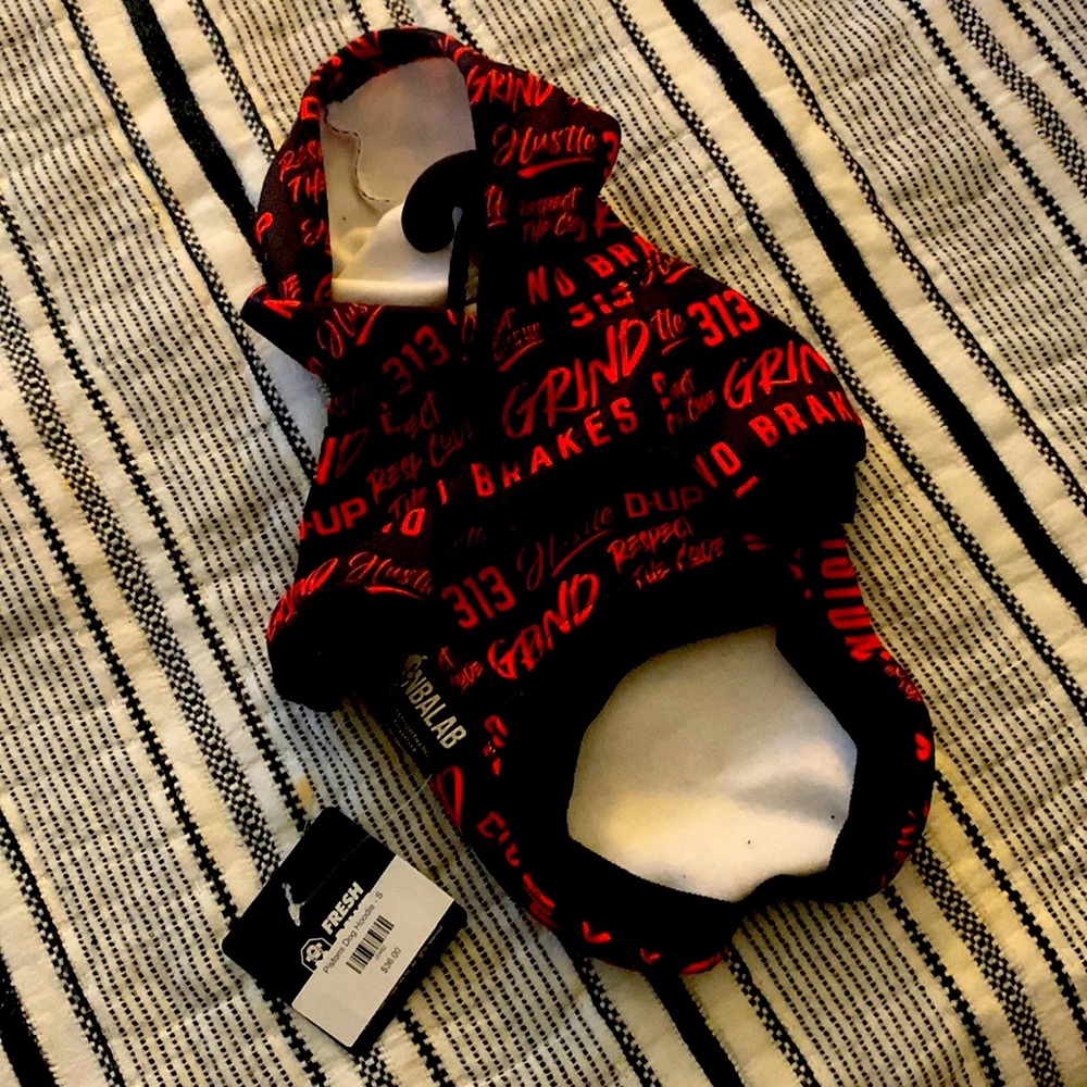 Fresh Paws Pistons Dog Hoodie